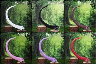 22 inch Super Motion Silicone Tail base, Realistic Swinging Furry Tail, Animal Cosplay Costume Hypermotion Silicone Tail kemonomimi therian