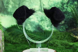 Black shepherd dog tail and ear set Shiba Inu dog ear and tail plug set dog tail animal cosplay petplay puppy ear and tail set puppy kemonomimi