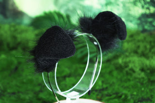 Black shepherd dog tail and ear set Shiba Inu dog ear and tail plug set dog tail animal cosplay petplay puppy ear and tail set puppy kemonomimi