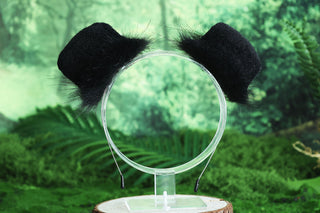 Black shepherd dog tail and ear set Shiba Inu dog ear and tail plug set dog tail animal cosplay petplay puppy ear and tail set puppy kemonomimi