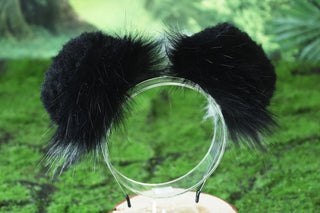Black white Shepherd dog tail and ear faux fur Splicing Shiba Inu dog ear and tail anime cosplay therian puppy ear and tail butt plug dog kemonomimi