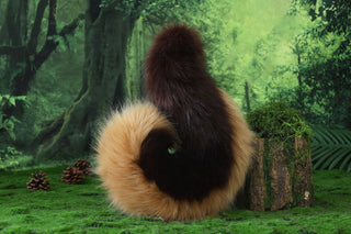 Brown Blonde Shepherd dog tail and ear faux fur Splicing Shiba Inu dog ear and tail anime cosplay therian puppy ear and tail butt plug dog kemonomimi