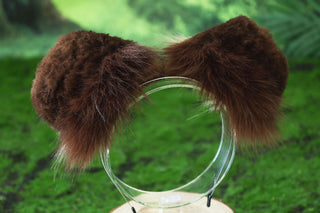 Brown Blonde Shepherd dog tail and ear faux fur Splicing Shiba Inu dog ear and tail anime cosplay therian puppy ear and tail butt plug dog kemonomimi