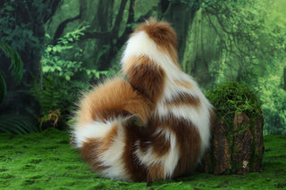 Calico Shepherd dog tail and ear brown faux fur Splicing Shiba Inu dog ear and tail butt plug puppy ear and tail dog kemonomimi anime cosplay therian