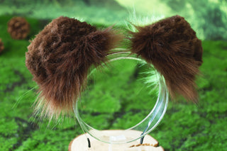 Brown green shepherd dog tail and ear Shiba Inu dog ear and tail butt plug dog tail animal cosplay petplay puppy ear and tail set puppy kemonomimi