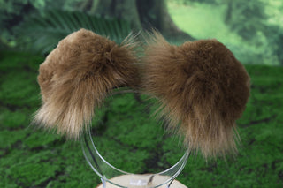 Brown shepherd dog tail and ear Shiba Inu dog ear and tail butt plug animal cosplay petplay puppy ears and tail kemonomimi puppy play therian fursuit