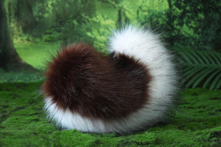 Brown white shepherd dog tail and ear set Shiba Inu dog ear and tail plug set dog tail animal cosplay petplay puppy ear and tail set puppy tail halloween