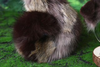 Calico Shepherd dog tail and ear brown faux fur Splicing Shiba Inu dog ear and tail butt plug puppy ear and tail dog kemonomimi anime cosplay therian