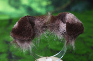 Calico Shepherd dog tail and ear brown faux fur Splicing Shiba Inu dog ear and tail butt plug puppy ear and tail dog kemonomimi anime cosplay therian