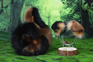Calico Shepherd dog tail and ear faux fur Splicing Shiba Inu dog ear and tail butt plug anime cosplay kemonomimi puppy ear and tail dog therian furry