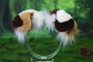 Calico Shepherd dog tail and ear faux fur Splicing Shiba Inu dog ear and tail butt plug anime cosplay kemonomimi puppy ear and tail dog therian furry
