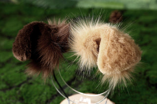Calico shepherd dog tail and ear realistic splicing faux fur shiba Inu dog ear and tail anime cosplay therian puppy ear and tail kemonomimi