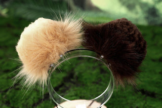 Calico shepherd dog tail and ear realistic splicing faux fur shiba Inu dog ear and tail anime cosplay therian puppy ear and tail kemonomimi