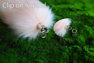 Brown real fur fox tail and ear faux fur ear wolf tail butt plug and ear cat ear and tail petplay kittenplay anime cosplay role play kemonomimi