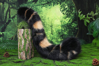 Faux fur bengal cat tail and ear leopard cat cat ear and tail buttt plug kitten kemonomimi anime cosplay therian savannah cat therian halloween gift
