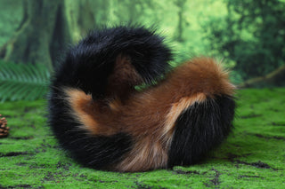 Faux fur calico shepherd dog tail and ear Splicing Shiba Inu dog ear and tail anime cosplay therian puppy ear and tail butt plug dog kemonomimi puppy fursuit