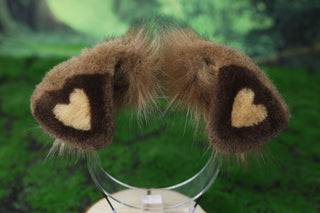 Faux fur calico shepherd dog tail and ear Splicing Shiba Inu dog ear and tail butt plug anime cosplay therian hearted puppy ear and tail kemonomimi