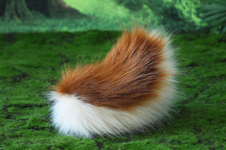 Faux fur deer ear and tail kemonomimi brown white deer ear headband with antlers elk ear and tail butt plug anime cosplay fawn furry deer therian