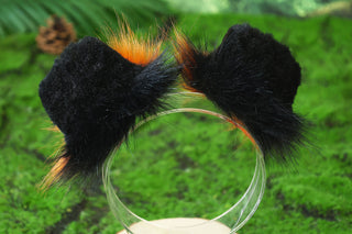 Faux fur shepherd dog tail and ear Shiba Inu dog ear and tail butt plug petplay animal cosplay puppy ear and tail set kemonomimi puppy therian gear