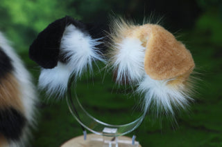 Faux fur shepherd dog tail and ear Splicing Shiba Inu dog ear and tail anime cosplay therian puppy ear and tail butt plug dog girl kemonomimi fursuit