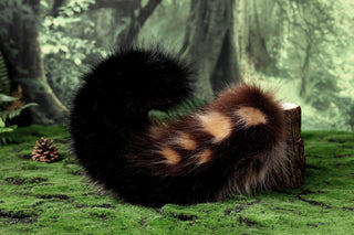 Faux fur shepherd dog tail and ear Splicing hearted shaped Shiba Inu dog ear and tail anime cosplay therian puppy ear and tail kemonomimi