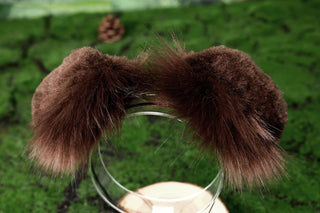 Faux fur shepherd dog tail and ear Splicing hearted shaped Shiba Inu dog ear and tail anime cosplay therian puppy ear and tail kemonomimi
