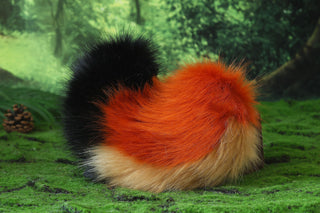 Faux fur shepherd dog tail and ear set Shiba Inu dog ear and tail anime cosplay therian puppy ear tail butt plug puppy girl kemonomimi gear puppy
