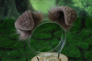 Faux fur shepherd dog tail and ear kemonomimi Shiba Inu dog ear and tail furry anime cosplay girl therian puppy ear and tail butt plug
