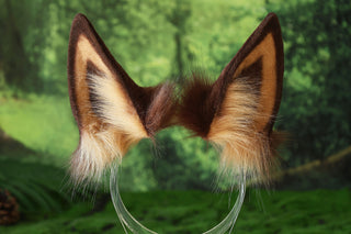 Faux fur shepherd dog tail and ear set Shiba Inu dog ear and tail anime cosplay therian puppy ear tail puppy girl kemonomimi gear puppy tail butt plug