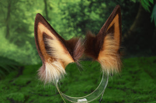 Faux fur shepherd dog tail and ear set Shiba Inu dog ear and tail anime cosplay therian puppy ear tail puppy girl kemonomimi gear puppy tail butt plug