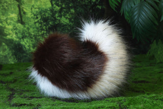 Faux fur shepherd dog tail and ear set brown white Shiba Inu dog ear and tail butt plug anime cosplay therian puppy ear tail puppy girl kemonomimi