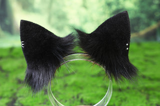 Faux fur wolf ear and tail alsatian wolf dog cosplay german shepherd dog tail and ear shiba Inu dog ears and tail butt plug puppy therian puppy kemonomimi
