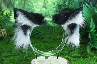 Real fur fox ear and tail butt plug faux fur ear wolf tail and ear cat ear and tail petplay kittenplay anime cosplay role play therian fox kemonomimi