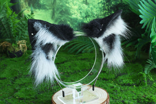 Real fur fox ear and tail butt plug faux fur ear wolf tail and ear cat ear and tail petplay kittenplay anime cosplay role play therian fox kemonomimi