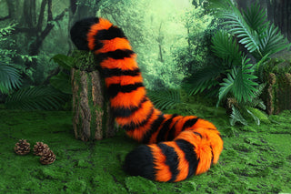 Garfield cat tail and ear set cat ear and tail butt plug anime cosplay kitten tail and ears kittenplay fox ears and tail wolf ear and tail kemonomimi