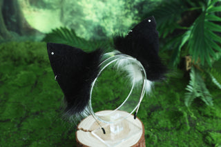 Faux fur fox ear and tail butt plug curved wolf tail and ear cat tail and ear kitten ear and tail set anime cosplay fox kemonomimi wolf ear and tail