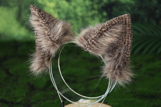 Faux fur fox ear and tail butt plug wolf tail and ear cat tail and ear kitten ear and tail anime cosplay fox kemonomimi wolf therian petplay
