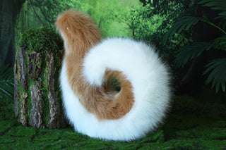 Blonde faux fur shepherd dog tail and ear set Shiba Inu dog ear and tail butt plug set animal cosplay petplay puppy ear and tail set puppy kemonomimi