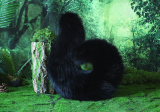 Black puppy ear and tail butt plug set puppy kemonomimi faux fur shepherd dog tail and ear Shiba Inu dog ear and tail set animal cosplay puppy play