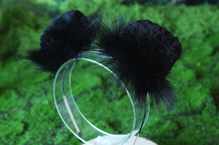 Black puppy ear and tail butt plug puppy kemonomimi faux fur shepherd dog tail and ear Shiba Inu dog ear and tail set animal cosplay puppy play