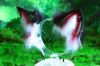 Fox ear and tail butt plug faux fur fox kemonomimi wolf ear and tail anime cosplay petplay cat ear and tail kitten ear and tail furry tail therian ear