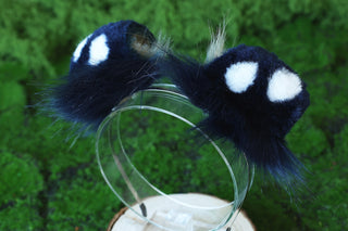 Faux fur shepherd dog tail and ear set shiba Inu dog ear and tail big curved puppy tail anime cosplay petplay puppy ear and tail kemonomimi