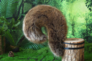 Squirrel ear and tail faux fur  squirrel tail and ear set animal cosplay squirrel ear and tail furry squirrel kemonomimi squirrel therian