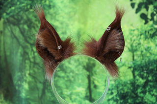 faux fur squirrel ear and tail butt plug squirrel tail and ear set animal cosplay squirrel ear and tail furry squirrel kemonomimi squirrel therian