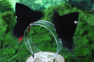 Faux fur 3 tailed kitsune tail plug and ear set purple white 3 fox tails and ears kitten ear and tail wolf ear and tail anime cosplay role play