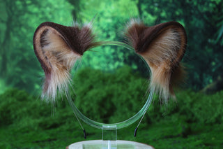 Realistic Faux fur lion ear and tail butt plug set kemonomimi lion tail and ear headband petplay anime cosplay furry lion therian halloween gifts