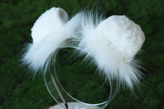 White puppy ear and tail butt plug puppy kemonomimi faux fur shepherd dog tail and ear Shiba Inu dog ear and tail set animal cosplay puppy play