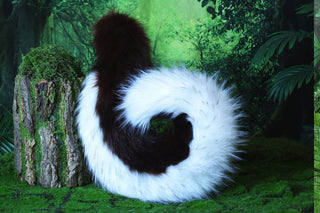 Coffee white puppy ear and tail set puppy kemonomimi faux fur shepherd dog tail and ear Shiba Inu dog ear and tail animal cosplay puppy play