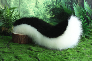 Black white shepherd dog tail and ear set Shiba Inu dog ear and tail animal cosplay petplay puppy ears and tail kemonomimi puppy play ears