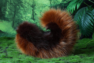 Faux fur shepherd dog tail and ear set Shiba Inu dog ear and tail anime cosplay brown coffee therian puppy ear tail plug puppy girl kemonomimi